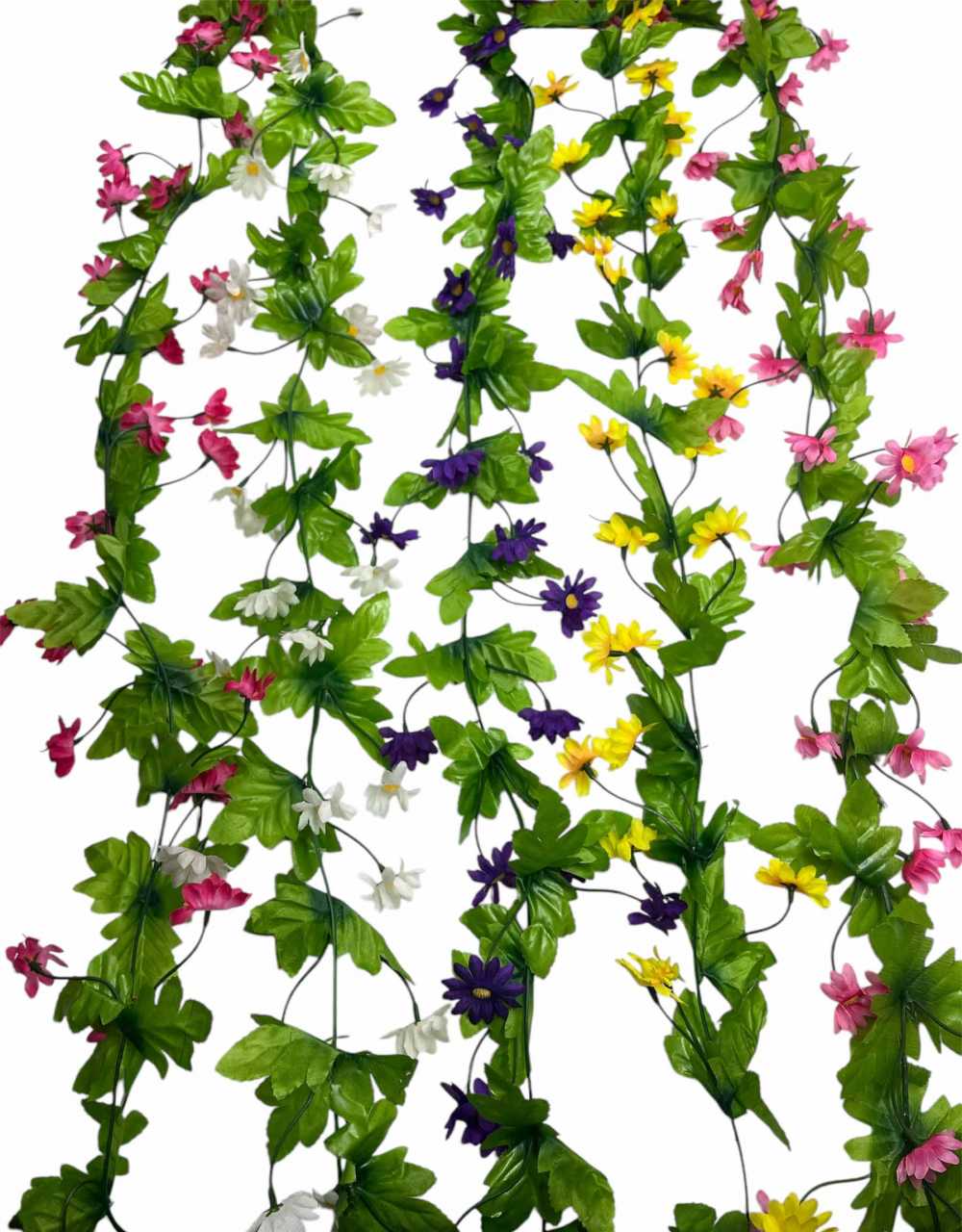 Tira de Flores margarita 220CM Color Rosa