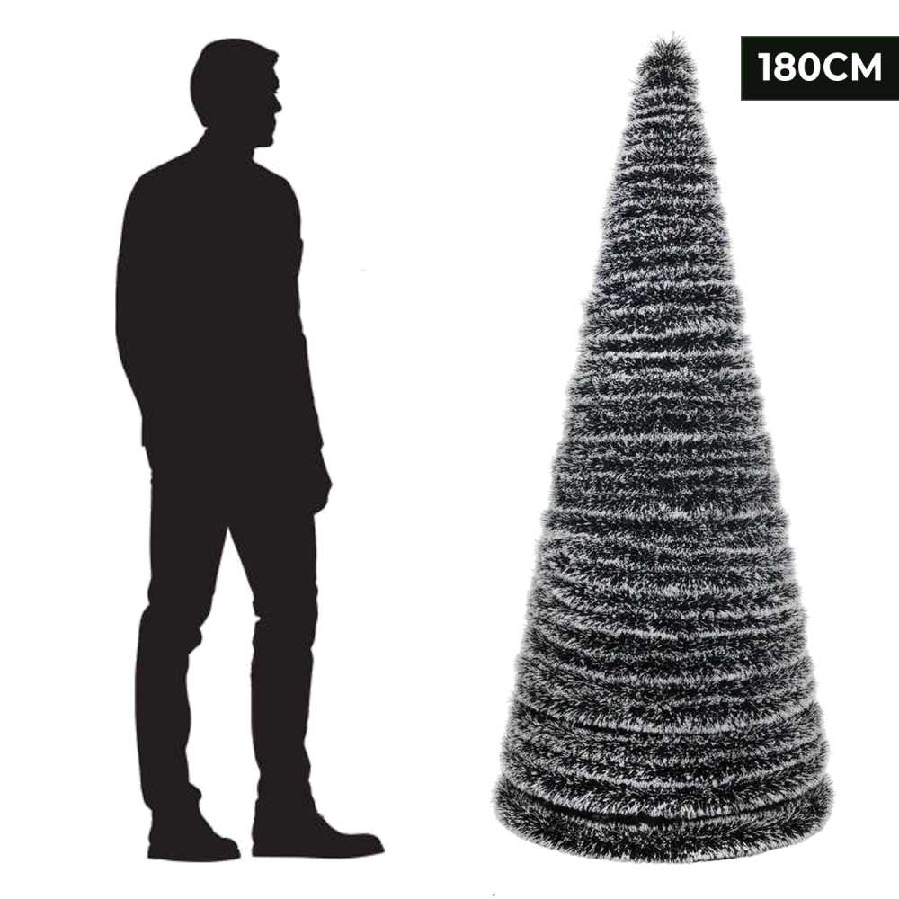 Árbol de Navidad Plegable 180CM Alto 40CM Diámetro