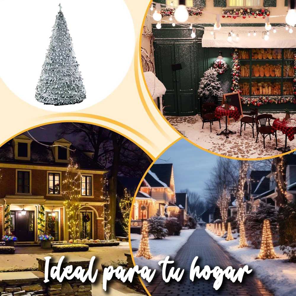 Árbol de Navidad Plegable 150CM Alto 50CM Diámetro