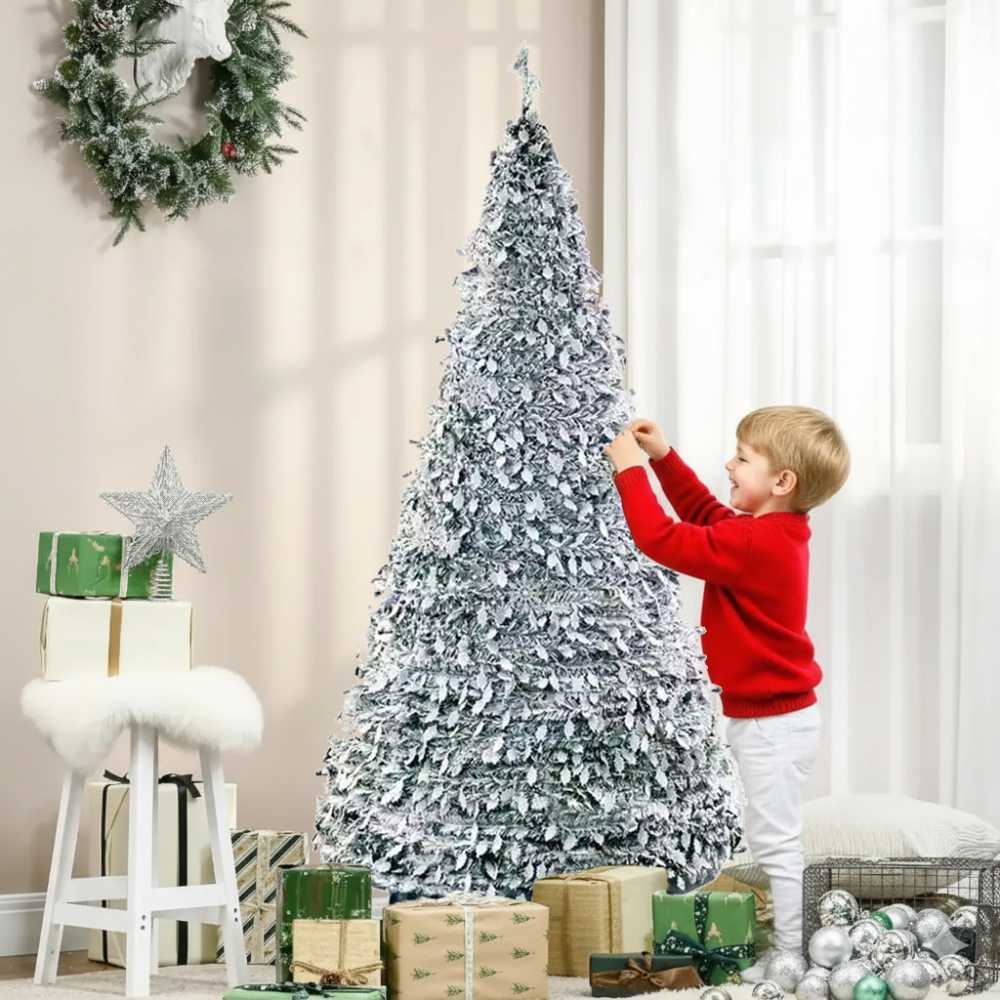 Árbol de Navidad Plegable 180CM Alto 60CM Diámetro